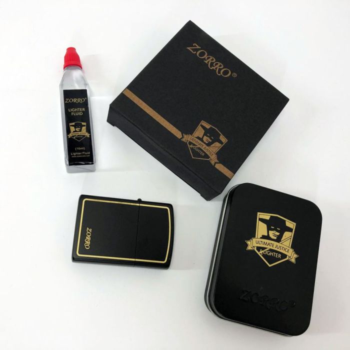Зажигалка бензиновая Zorro HL-287, зажигалки подарки для мужчин, оригинальная бензиновая зажигалка