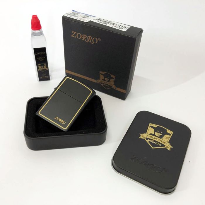 Зажигалка бензиновая Zorro HL-287, зажигалки подарки для мужчин, оригинальная бензиновая зажигалка