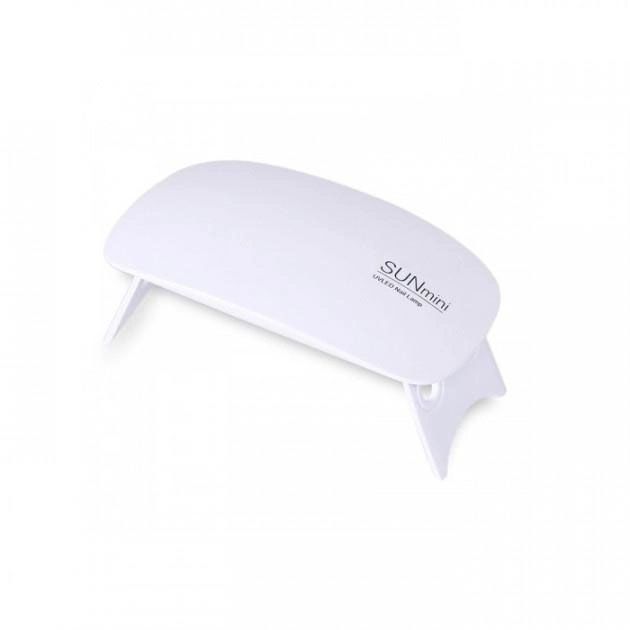 Лампа для сушки гель лаков 6W LED UF SUN mini. Цвет: белый