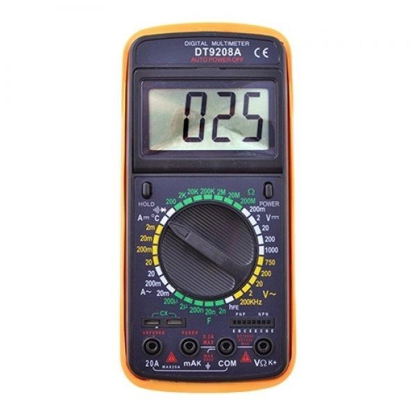 Мультиметр цифровой Digital DT-9208A универсальный, мультиметр для дома, хороший мультиметр