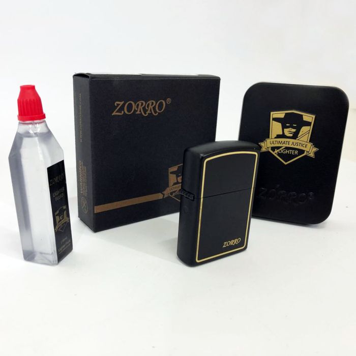 Зажигалка бензиновая Zorro HL-287, зажигалки подарки для мужчин, оригинальная бензиновая зажигалка