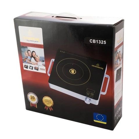 Настольная Электрическая Инфракрасная Плита Crownberg CB-1325 2000Вт