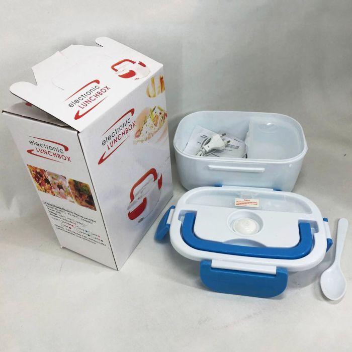 Ланч бокс электрический с подогревом Lunch Heater 220 V Pro, ланч бокс от сети. Цвет: синий