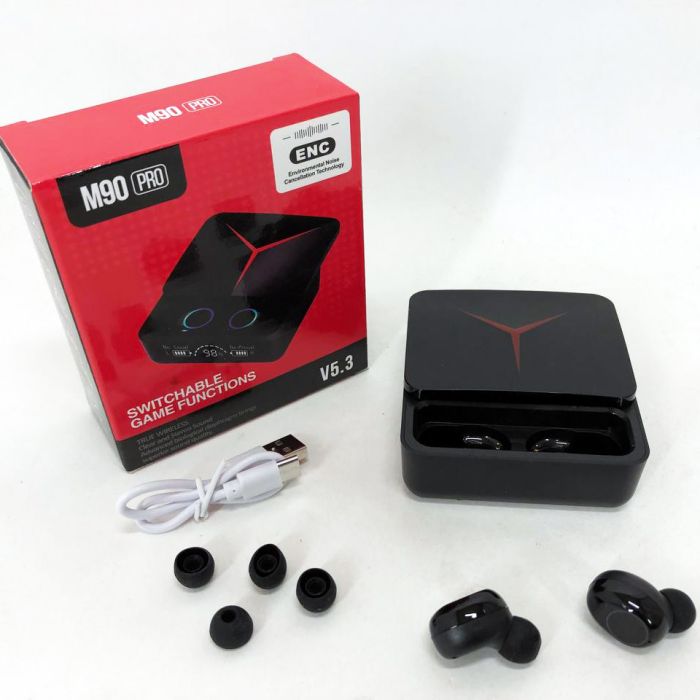 Беспроводные наушники M90 Pro True Wireless Earbuds 5.3, хорошие беспроводные наушники Bluetooth