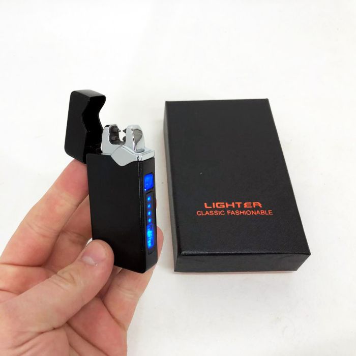 Электроимпульсная зажигалка USB 315, аккумуляторная зажигалка подарочная, Ветрозащитная зажигалка