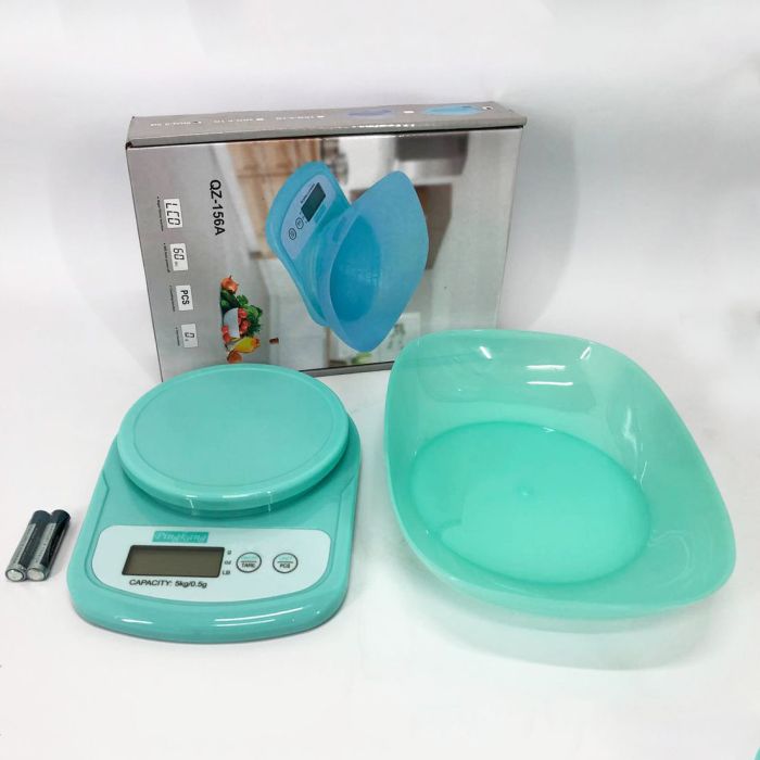 Весы кухонные QZ-156A, 5кг (0.5г), чаша, весы пищевые, кулинарные, компактные весы, кухонные весы мини