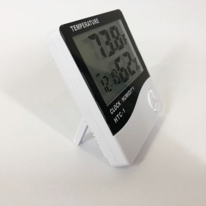 Термогигрометр Generic HTC-1 часы будильник метеостанция, Термометр гигрометр в любом месте