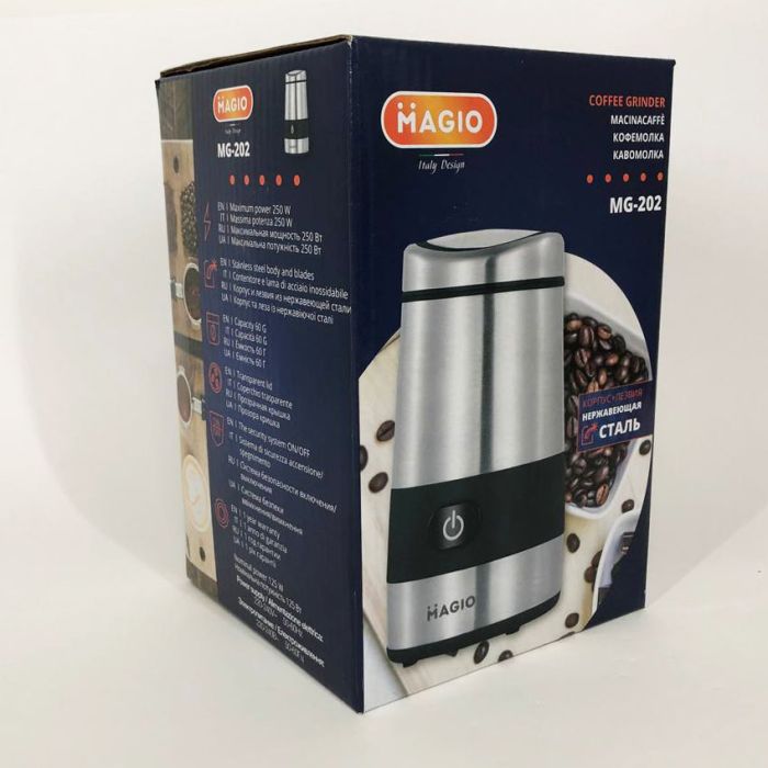 Кофемолка MAGIO MG-202 250 Вт, кофемолка для круп, кофемолка для перца, машинка для помола кофе