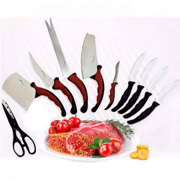 Набор кухонных ножей Contour Pro Knives 13 предметов, Набор кухонных принадлежностей набор ножей