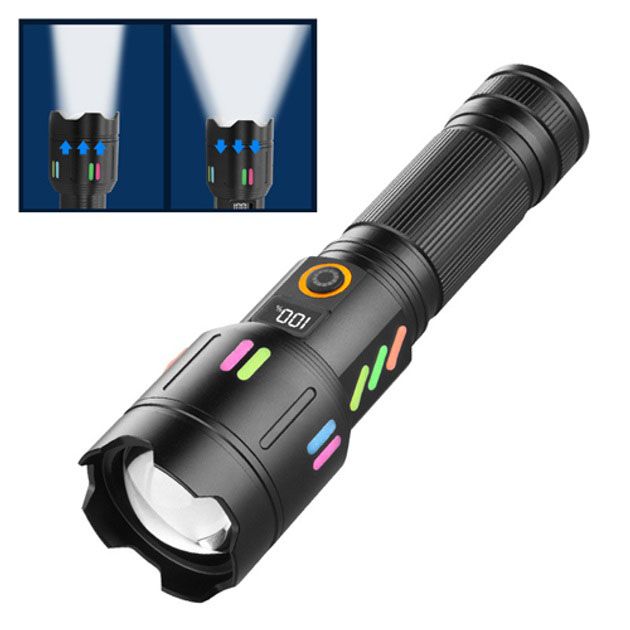 Фонарь NIGHT VISION FLUORESCENCE X83 WHITE LASER PM30-TG, светодиодный ручной аккумуляторный портативный