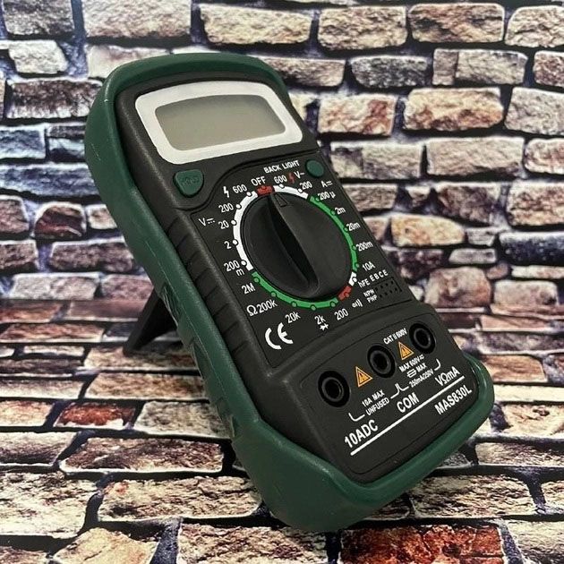 Мультиметр универсальный цифровой тестер Mastech MAS830L, тестер профессиональный, для дома