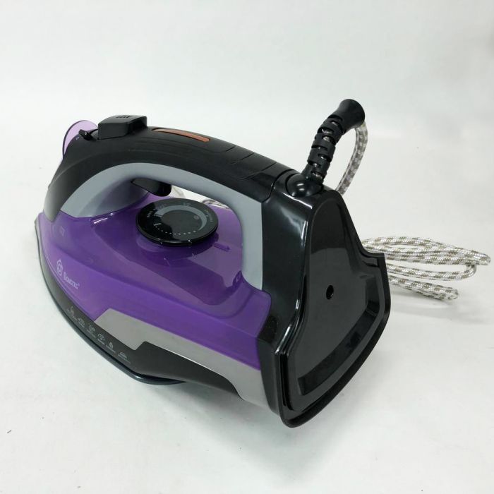 Утюг с керамическим покрытием Domotec MS-2258 3000 Вт, утюг c керамической подошвой. Цвет: фиолетовый