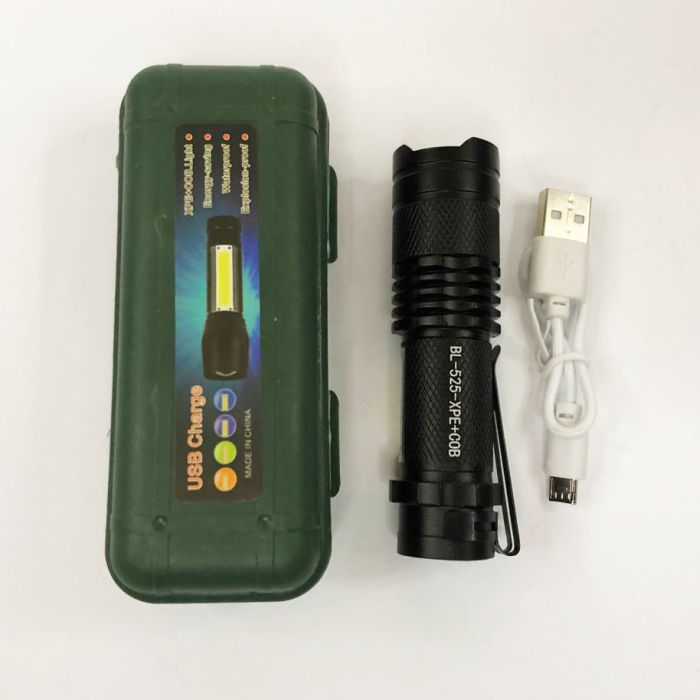 Тактический карманный фонарь Police 525/8468-ХРЕ+СОВ, Мощный ручной фонарик, Карманный мини фонарь