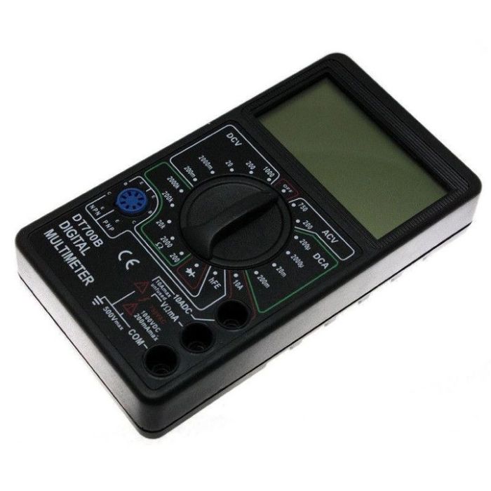Цифровой мультиметр Digital DT700B c большим дисплеем, тестер для измерения напряжения, качественный