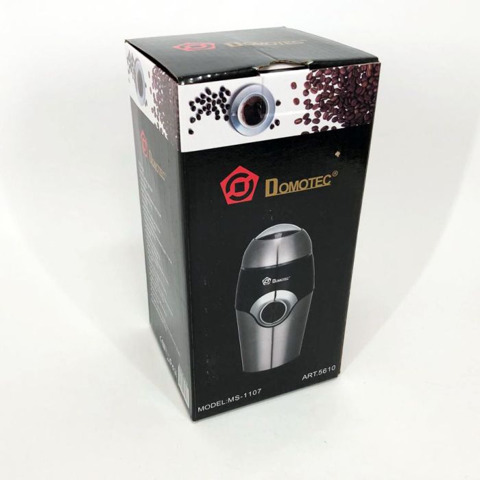 Кофемолка DOMOTEC MS-1107, электрическая кофемолка для турки, портативная кофемолка, измельчитель кофе