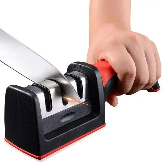 Профессиональная Ручная Точилка для ножей 3 уровня заточки Fast Sharpener RS-168