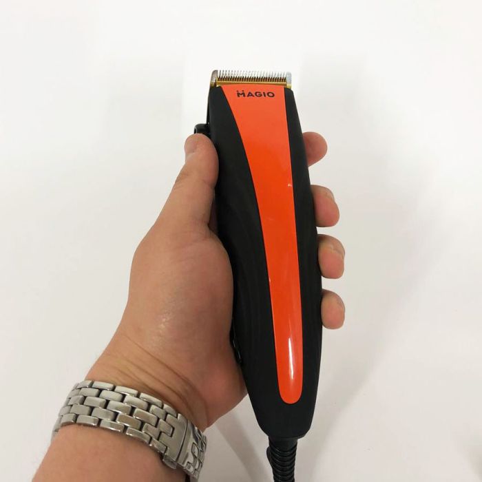 Машинка для стрижки MAGIO МG-581 титан, Окантовочная машинка, Электробритва для головы