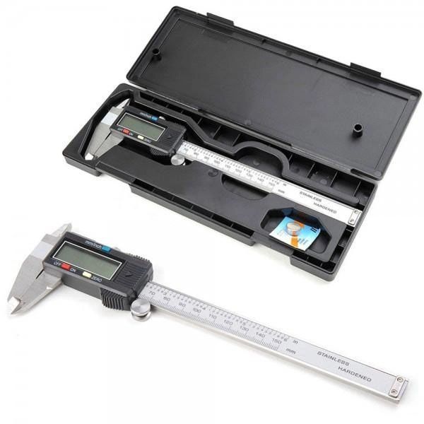 Электронный цифровой Штангенциркуль Digital Caliper 0-150 мм с LCD дисплеем в кейсе микрометр электронный