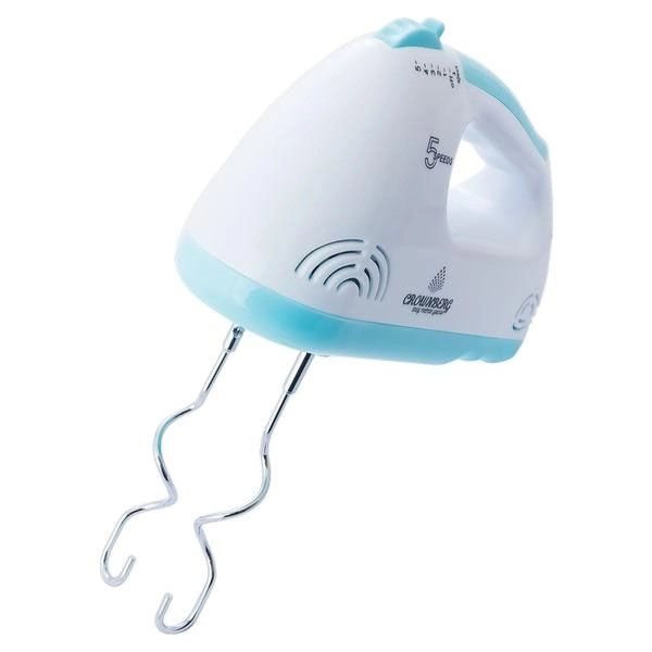 Миксер Crownberg CB-7323 300 Вт 5 Скоростей, ручной миксер с насадками, кухонный миксер, хороший миксер