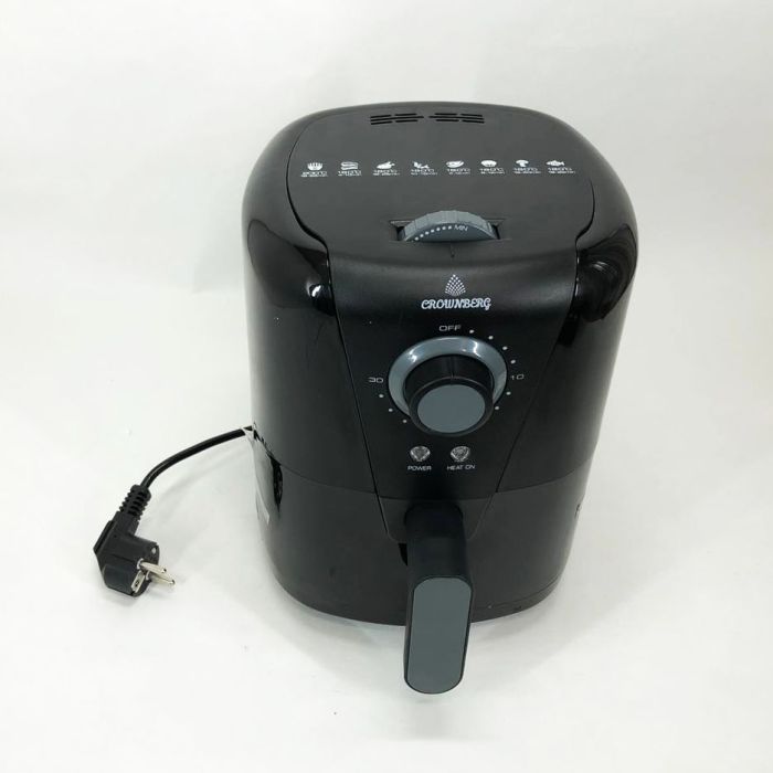 Фритюрница для дома с таймером Crownberg CB-5541 на 1.5 л безмасляная фритюрница 1200 Вт