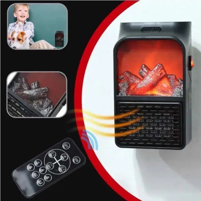 Портативный обогреватель Flame Heater 900 Вт, тепловой вентилятор, обогреватель для дома, ветродуйчик