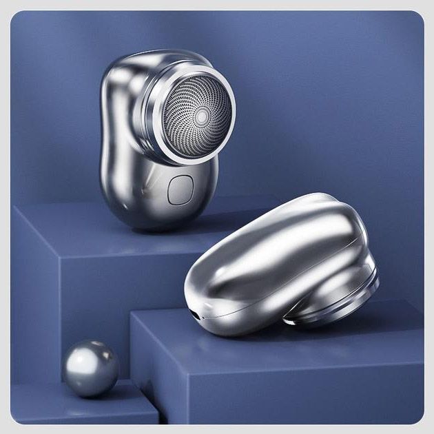 Электробритва Mini Shaver дорожная роторная беспроводная аккумуляторная для влажного и сухого бритья