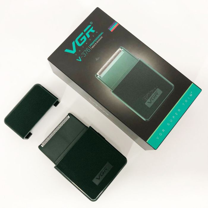 Электробритва VGR V-376 GREEN шейвер, Профессиональный шейвер-электробритва, Портативная бритва