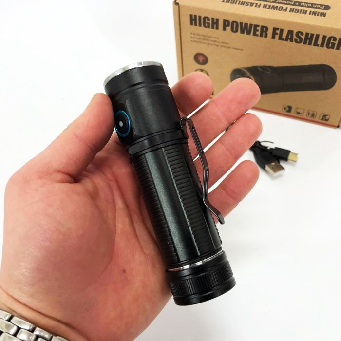 Ручной фонарик W5184-6XHP360, Супер яркий фонарик, Супермощный поисковый ручной фонарь тактический