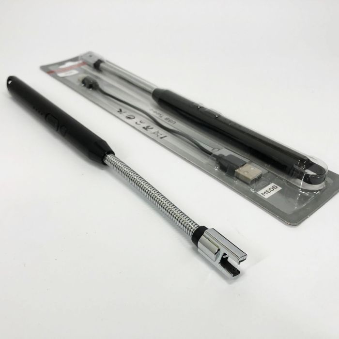 Зажигалка электрическая BBQ Lighter импульсная плазменная ветрозащитная USB зажигалка для газовой плиты