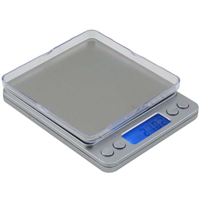 Весы ювелирные Domotec MS-1729B электронные с 2-мя чашами 0,01-500 гр, Карманные весы для золота