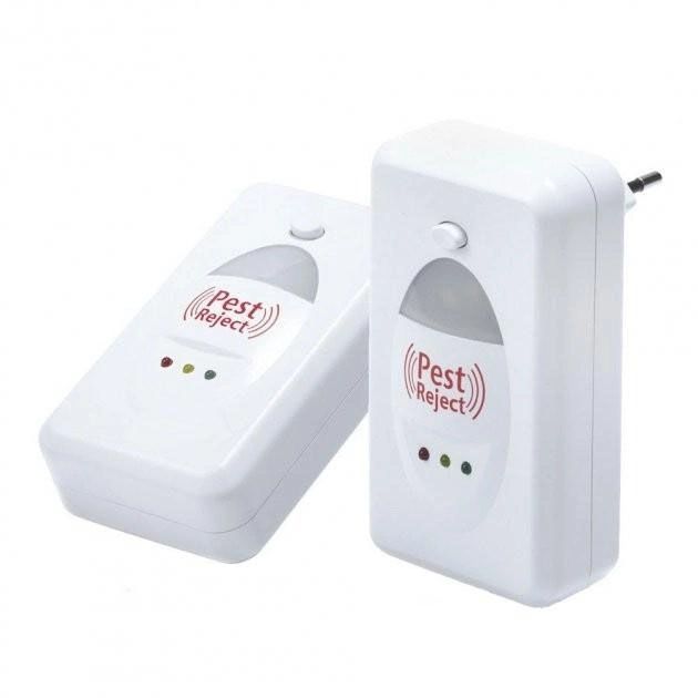 Ультразвуковой отпугиватель грызунов мышей крыс и тараканов Pest Reject HK02 от сети, смерть грызунам