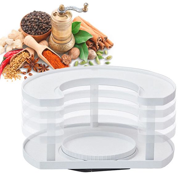 Спецовница Spice Spinner Two-Tiered Spice Organizer, Поворотная подставка для специй, Карусель для специй