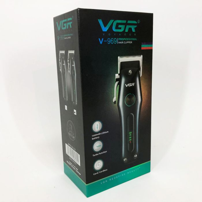 Аккумуляторная машинка для стрижки волос VGR V-969, Машинка для стрижки волос домашняя