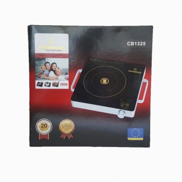 Настольная Электрическая Инфракрасная Плита Crownberg CB-1325 2000Вт