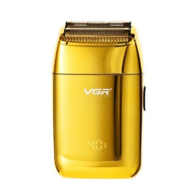 Профессиональный шейвер VGR V-399 GOLD, беспроводная электробритва, бритва триммер для бороды