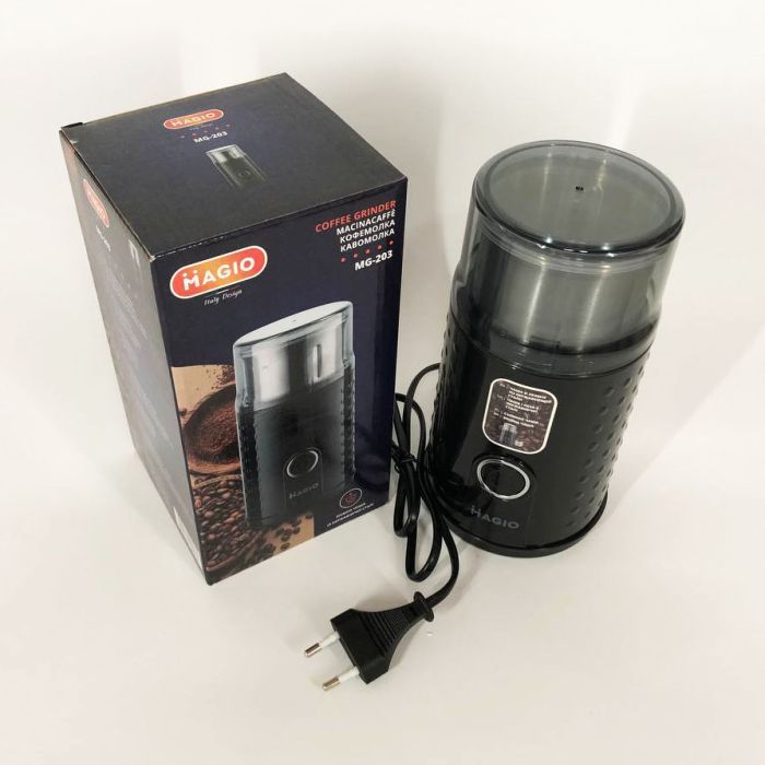 Кофемолка MAGIO MG-203, кофемолка электрическая домашняя, роторная кофемолка, портативная кофемолка