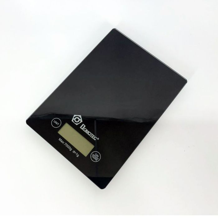 Весы кухонные DOMOTEC MS-912, электронные кухонные весы, весы для взвешивания продуктов. Цвет: черный