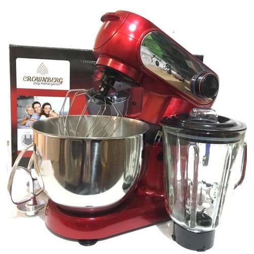 Кухонный комбайн 3 в 1 Crownberg CB-3404 Тестомес-Мясорубка-Блендер (2200 Вт)
