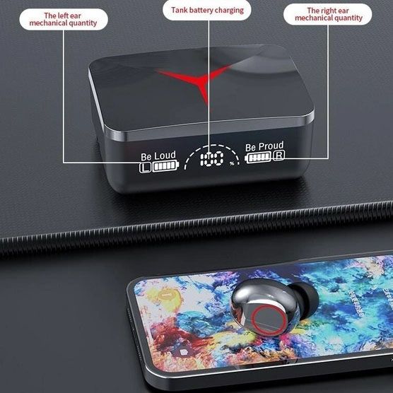 Беспроводные наушники M90 Pro True Wireless Earbuds 5.3, хорошие беспроводные наушники Bluetooth