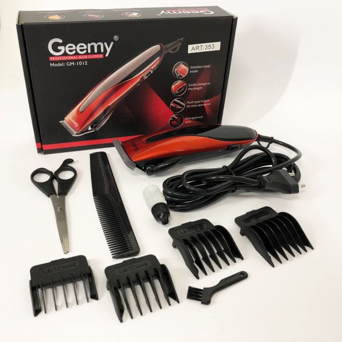 Машинка для стрижки GEMEI GM-1012, машинка для стрижки волос домашняя, Машинка для стрижки проводная