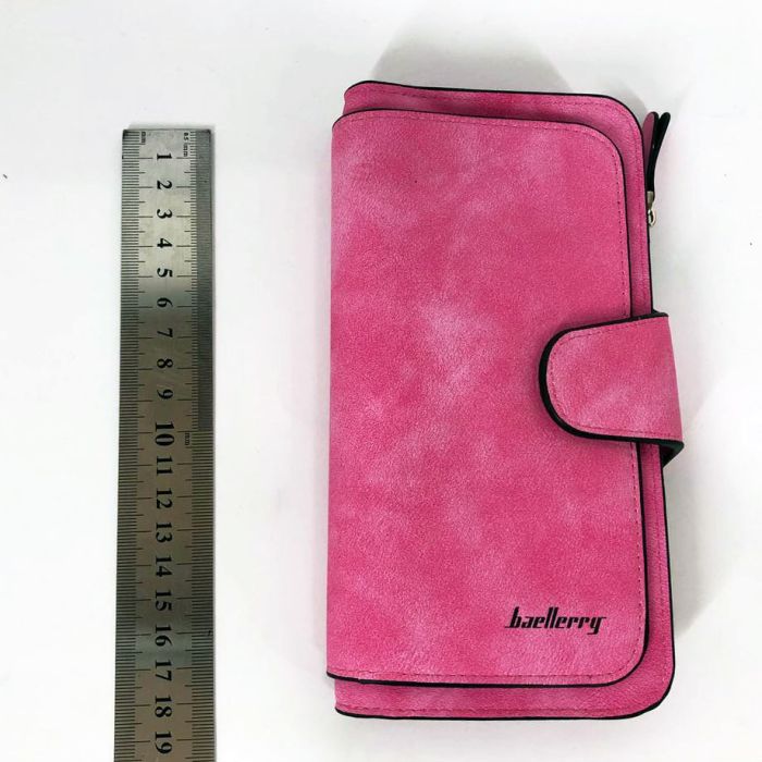 Женский кошелек клатч портмоне Baellerry Forever N2345, Компактный кошелек девочке. Цвет: малиновый