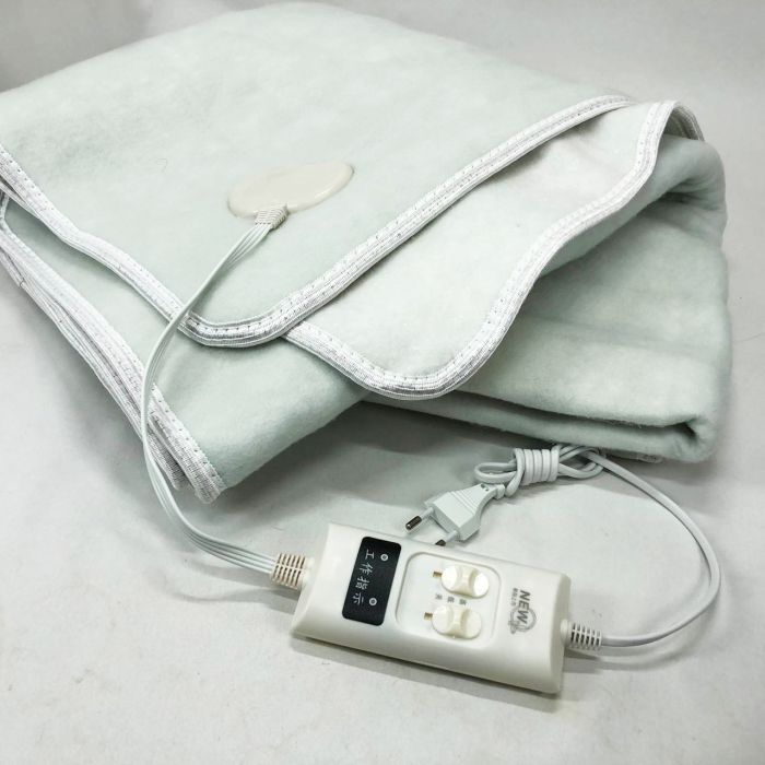 Электропростынь электрическая простынь с подогревом Electric Blanket 150х120см. Цвет: белый