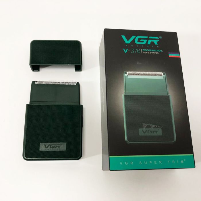 Электробритва VGR V-376 GREEN шейвер, Профессиональный шейвер-электробритва, Портативная бритва
