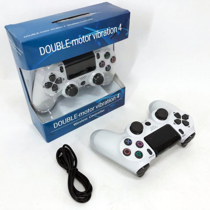 Джойстик DOUBLESHOCK для PS 4, игровой беспроводной геймпад PS4/PC аккумуляторный джойстик. Цвет: белый