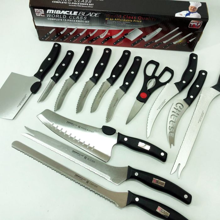 Набор кухонных ножей Contour Pro Knives 13 предметов, Набор кухонных принадлежностей набор ножей