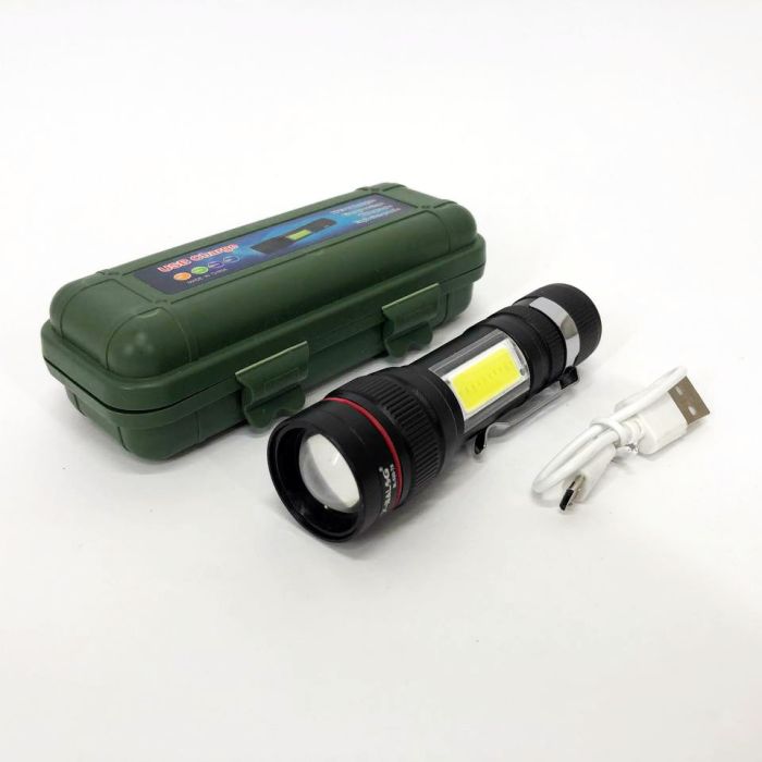 Фонарь тактический Bailong BL-520 T6 светодиодный на аккумуляторе, карманный мини фонарь, ручной мощный