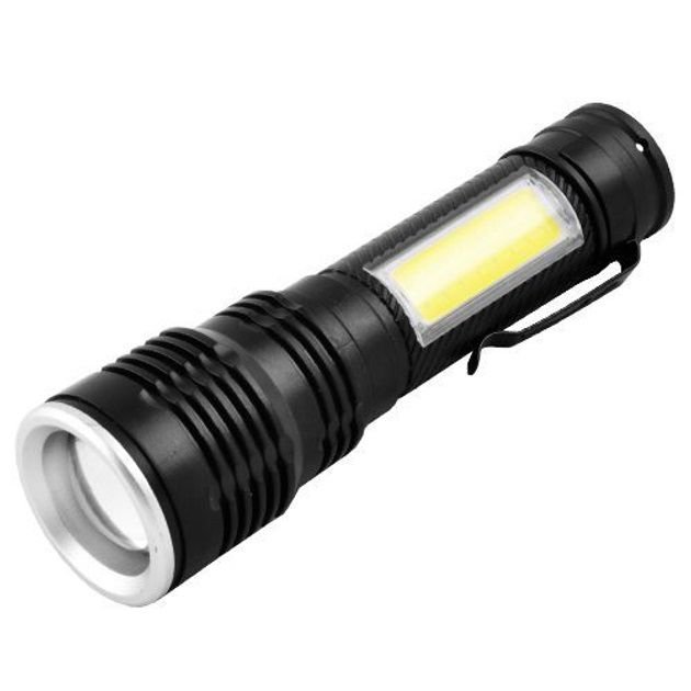 Фонарик карманный светодиодный Police BL-T630S-XPE+COB, Супермощный поисковый ручной фонарь