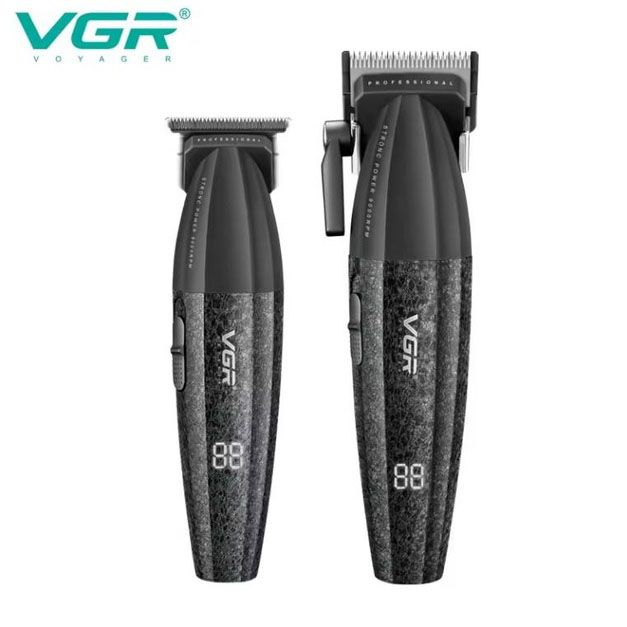 Профессиональный набор для стрижки волос VGR V-640 аккумуляторный Barber Combo PREMIUM