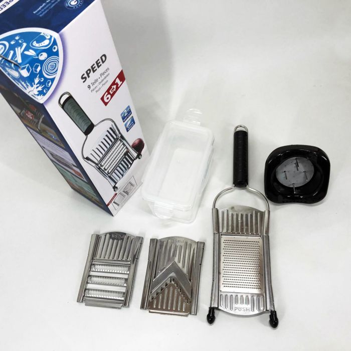 Универсальная овощерезка кухонный рубанок Овощерезка Nicer Dicer SPEED, ручная овощерезка мультислайсер