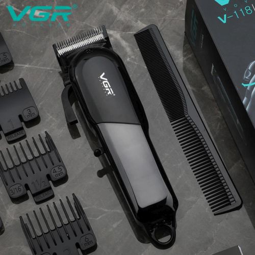 Машинка для стрижки волос и бороды VGR V-118, Машинка для стрижки волос беспроводна, Электробритва